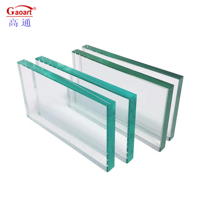 Ventana transparente gruesa para la construcción de vidrio templado irrompible