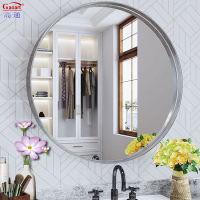 Salón de baño de longitud completa espejo de vidrio de plata con marco de aleación de aluminio
