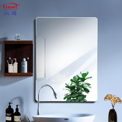 Espejo de pared moderno sin marco Espejo mágico infinito para dormitorio Salón Muebles de baño