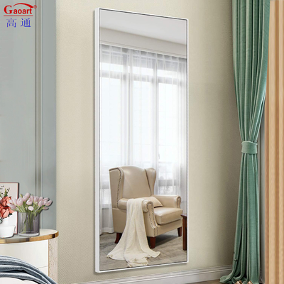Espejo de vidrio de estilo europeo vestimenta de larga duración sala de baño elegante entrada decoración del hotel