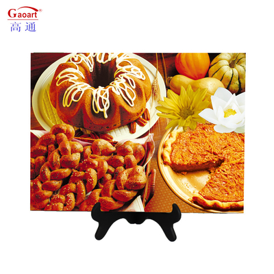 Color personalizado bandeja de servicio cuadrada inquebrantable de 4 mm Placemat para mesa de comedor de vidrio