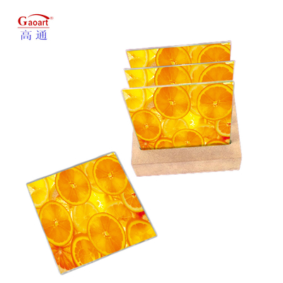 Tabla de corte de vidrio con mango para el color personalizado y la superficie lisa de corte templado