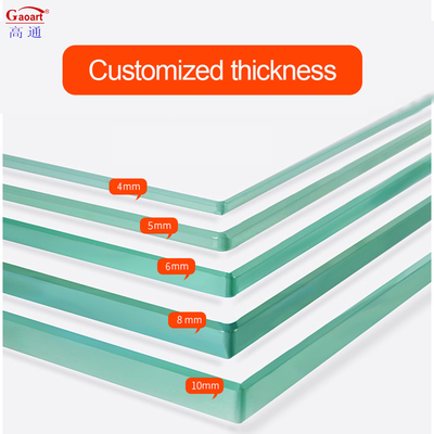 HD templado placas planas reflectantes de cristal para el panel de pared de baño aislado sólido