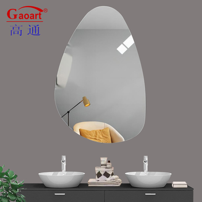 Espejo de pared para todos los días Decorativo inquebrantable de vidrio mágico Decoración de la habitación de baño