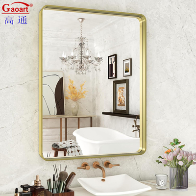 Decoración de baño Pared Stand Stick Plano Moderno Largo tamaño Decoración del hogar Espejo cuadrado