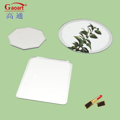 Espejo de pared de estilo moderno bandeja adhesiva de montaña baja pequeña para decoración del salón de baño