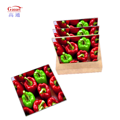 Tabla de corte de pan flotante de corte en blanco de color personalizado para cocina y cristalería de vino