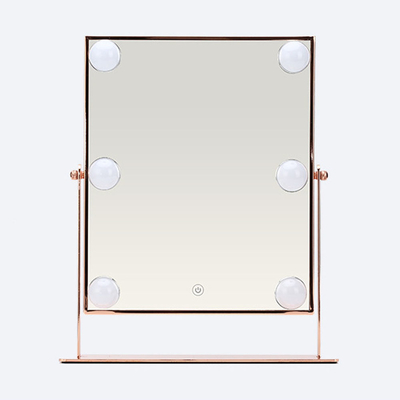 Estilo de diseño de moda con maquillaje iluminado a pared Led Espejo Hollywood Mirror With Lighting
