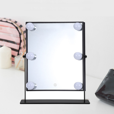 Estilo de diseño de moda con maquillaje iluminado a pared Led Espejo Hollywood Mirror With Lighting