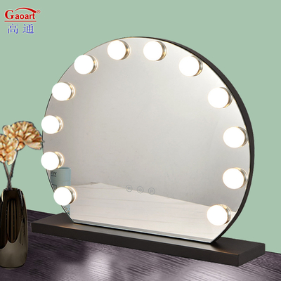 Estilo Original Vanidad Personalizado Gran Luz Full Wall Chorome Maquillaje Portátil Hollywood Con Espejo de Iluminación