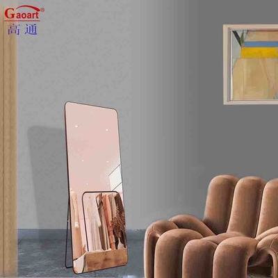 Decoración de la sala de estar Espejo de longitud de piso para la boda Estudio de baile Art Deco Dormitorio artesanal
