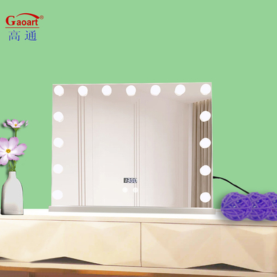 Diseño Popular Maquillaje Vanidad Led Personalizado Gran Iluminación Decoración del hogar Con Espejo de bombilla