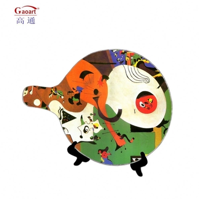 Logotipo personalizado aceptable Placemat de vidrio templado de 6 mm claro para tabla de corte de cocina