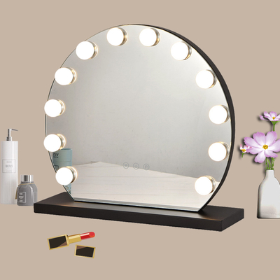 Gran bombilla LED de cromo maquillaje de decoración para el hogar Vanidad con espejo de Hollywood garantizado