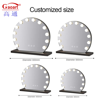 Gran bombilla LED de cromo maquillaje de decoración para el hogar Vanidad con espejo de Hollywood garantizado