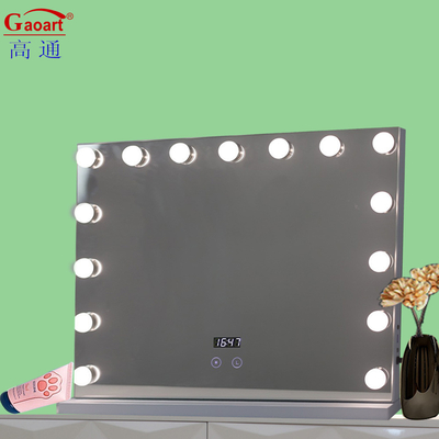 Maquillaje de todos los días Ocasiones de metal y vidrio Espejo con bombilla LED Hollywood Vanity Light