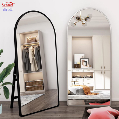 Espejo de vestimenta de longitud completa dormitorio Baño de belleza grande Estudio estilo pegatina Espejo