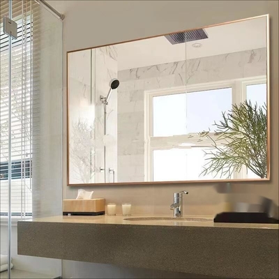 Todos los días de aluminio de pie piso peluquería baño negro pared espejo colgante