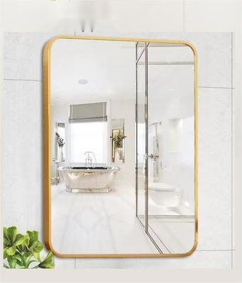 Todos los días de aluminio de pie piso peluquería baño negro pared espejo colgante