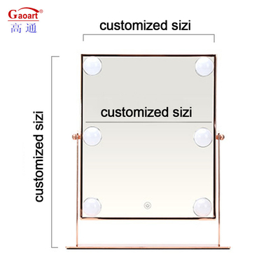 Personalización de procesamiento Sí, lámpara de pared completa, espejo de maquillaje para salón de belleza, vanidad