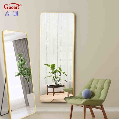 Estilo de diseño contemporáneo Gran baño Espejo Hotel Barber Vanity Vidrio para la moda