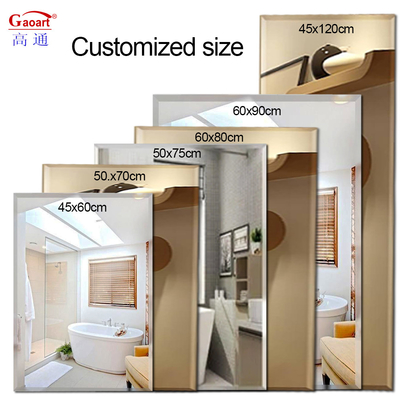 Gran dormitorio Estudio de baile Diseño de decoración Espejo de baño Adesivo adesivo de pared Espejo
