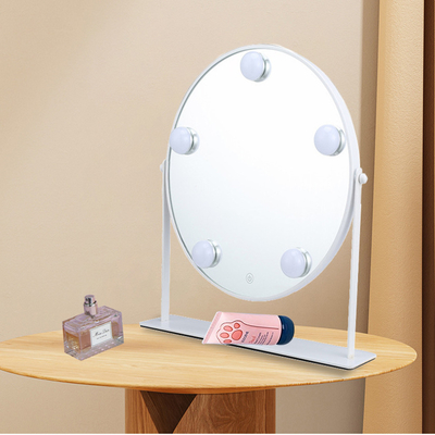 Estilo de diseño de moda Embalaje de cartón individual Gran luz iluminada Espejo espejo
