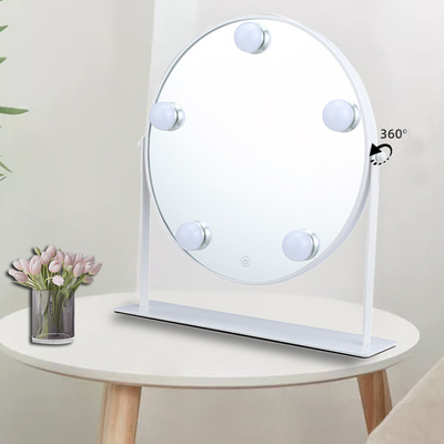 Estilo de diseño de moda Embalaje de cartón individual Gran luz iluminada Espejo espejo