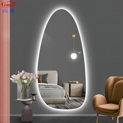 Decoración a medida de longitud completa LED para el espejo del baño estilo de diseño moderno iluminado portátil