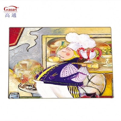 Tabla de corte de cocina redonda hecha a medida Conjunto de 3 con agujero y estilo de diseño minimalista