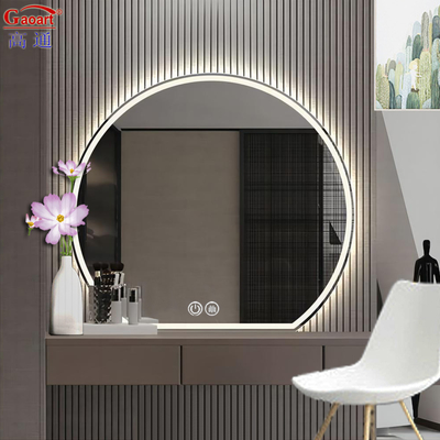 Baño espejo luz LED para la pared inteligente sala de estar baño de cristal ducha decoración iluminada