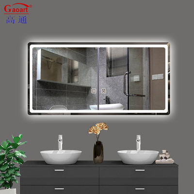 Espejo LED redondo para decoración de baño tamaño personalizado y tecnología inteligente