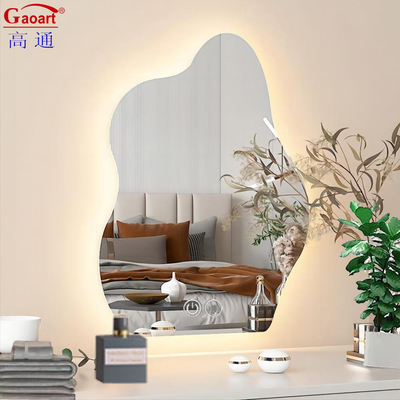Tamaño personalizado Inteligente portátil de longitud completa retroiluminado pared espejo led para la decoración del hogar