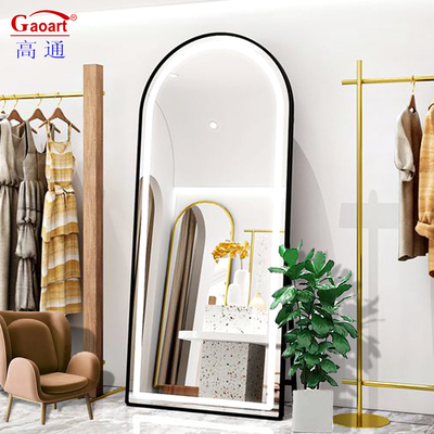 Cuadro de aleación de aluminio Espejo de vidrio para salón de lujo Salón de estar Hotel Decoración de dormitorio