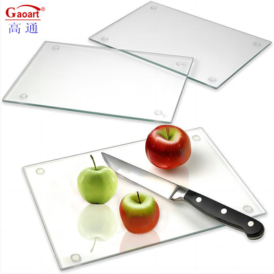Tabla de corte de cocina sostenible para todas las estaciones Vidrio templado Bloque de corte endurecido