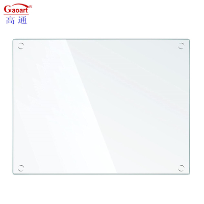 Rectángulo 4Mm Tabla de corte de vidrio templado endurecido para cocina con diseño personalizado