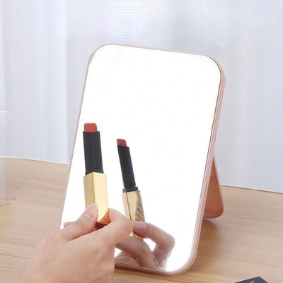 Mini maquillaje vestidor cuadrado compacto con logotipo espejo para el estilo de diseño de moda
