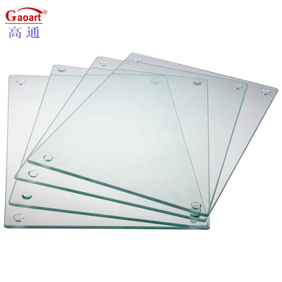 Tabla de corte de vidrio endurecido de la parte superior de la cocina Forma rectangular 4 mm espesor 500 pcs Sin diseño