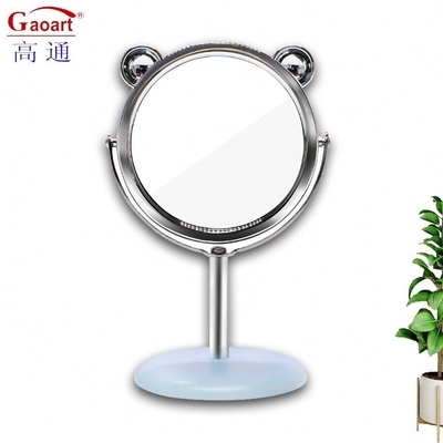 Plastico personalizado y espejo de vidrio Mini portátil de la vanidad círculo vestidor de casa decoración