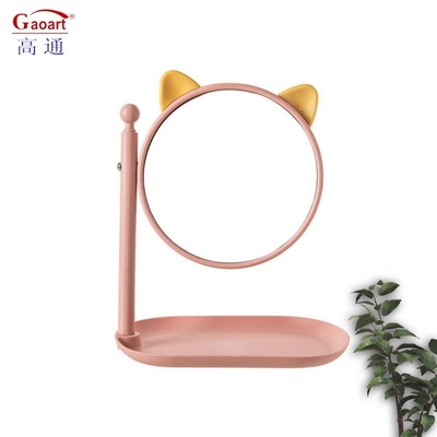 Moda de todos los días Estilo Morden Bolsillo Mini Dama Vestir Espejo de maquillaje en forma de corazón