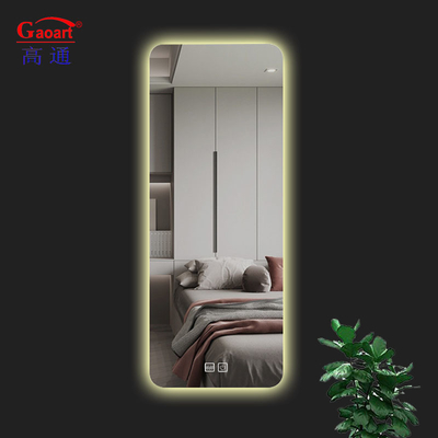 Espejo de vidrio de diseño moderno Espejo de baño inteligente grande para decoración de paredes de gran tamaño