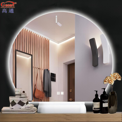 Grandes ocasiones redondo led dormitorio ducha de luz sin niebla para el baño espejo diseño inteligente