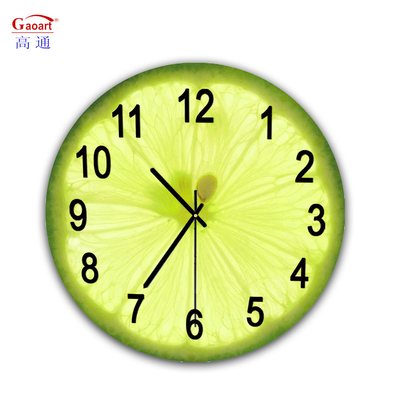 Reloj UV para dormitorio Baño Vidrio Sublimación del Tiempo