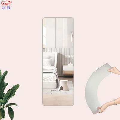 2 mm de plástico flexible de lámina adhesiva de acrílico de lámina de espejo para la decoración del hogar personalizado