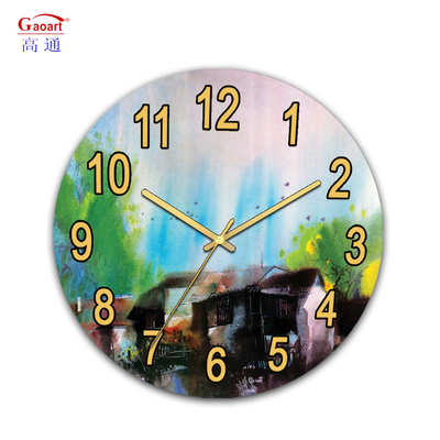 Modern Luxury Sublimación Gran decoración de cocina para el hogar Reloj UV con tipo de pantalla de aguja