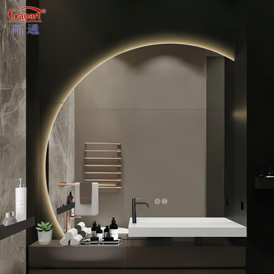 Sala de estar Decorativa Pared de la casa portátil con espejo led para ducha Smart Glass Bath