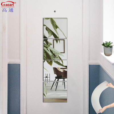 Acrílico Hoja de espejo Diseño personalizado Casa Decoración Pared adhesivos de plástico para el hogar