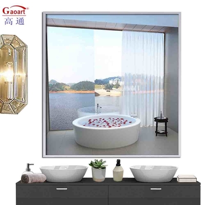 Decoración de variedad Pared de metal negro para piso de aluminio para baño