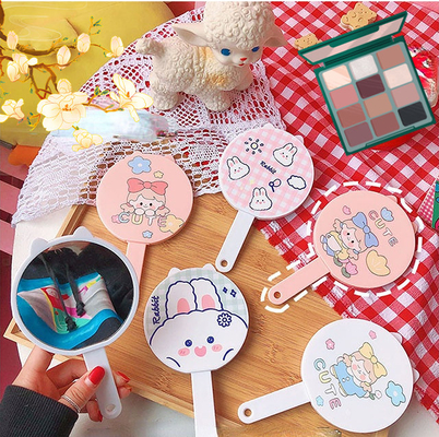 Maquillaje personalizable Compacto para el día a día Mini Pocket Square Vanity Cosmetic Mirror