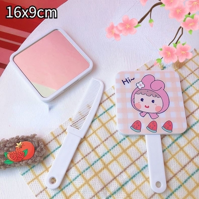 Maquillaje personalizable Compacto para el día a día Mini Pocket Square Vanity Cosmetic Mirror